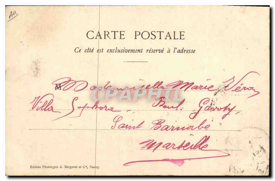 CPA Folklore Dentelle Dentelliere Le Puy — Verso