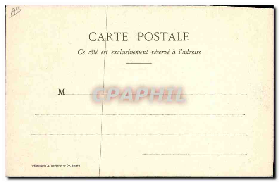 CPA Folklore Dentelle Dentelliere Luxeuil — Verso