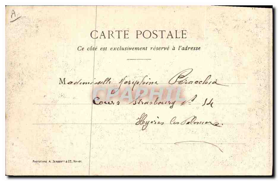 CPA Folklore Dentelle Dentelliere Point d'Angleterre — Verso