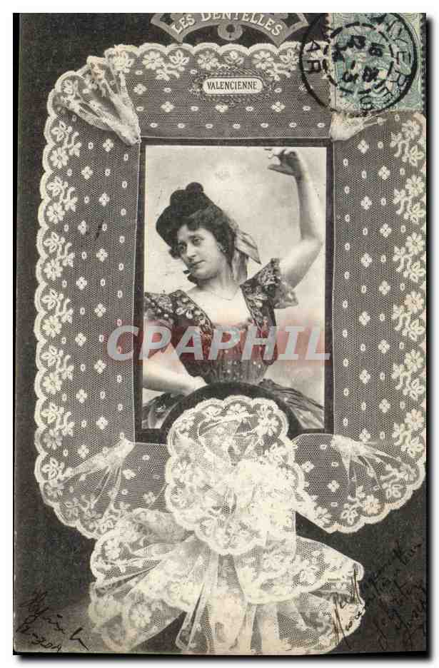 CPA Folklore Dentelle Dentelliere Valencienne