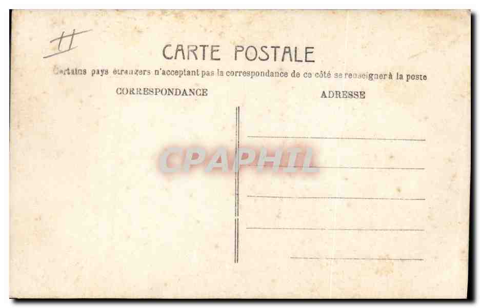 CPA Fantaisie Correspondance d'amour Semeuse  — Verso