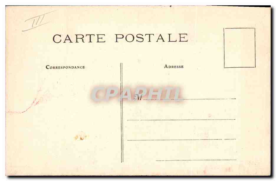 Carte correspondance instantanée — phrases pré-imprimées — éditeur non visible — Verso
