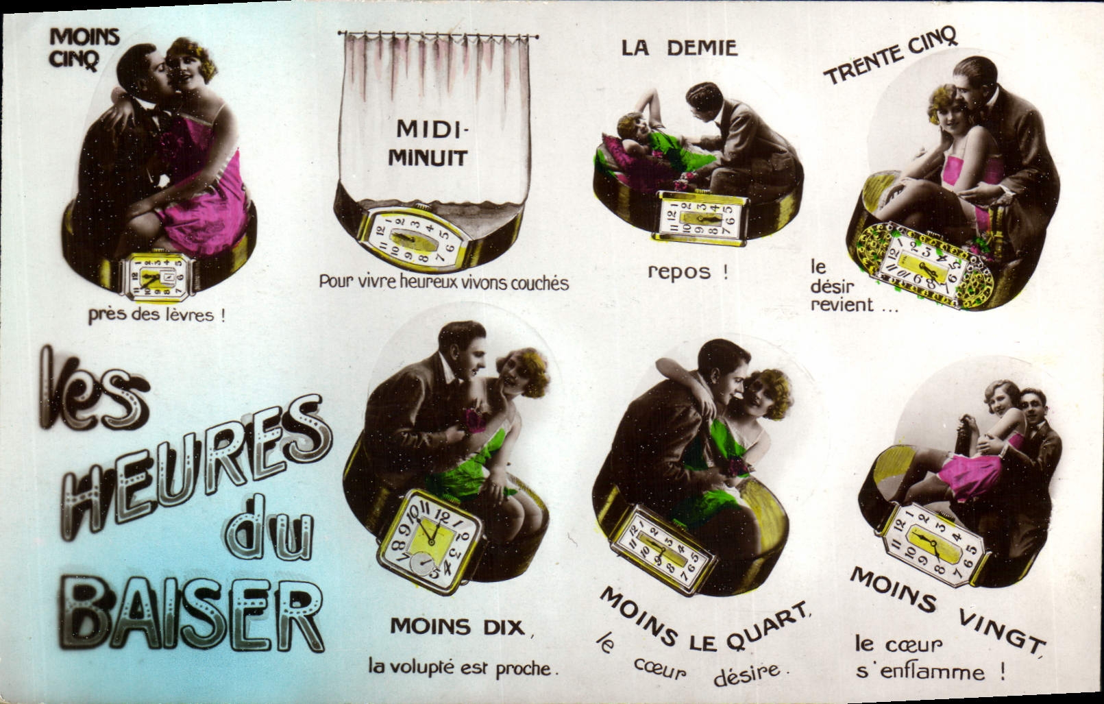 Les Heures du Baiser — Moins Cinq à Moins Vingt — Éditeur non visible