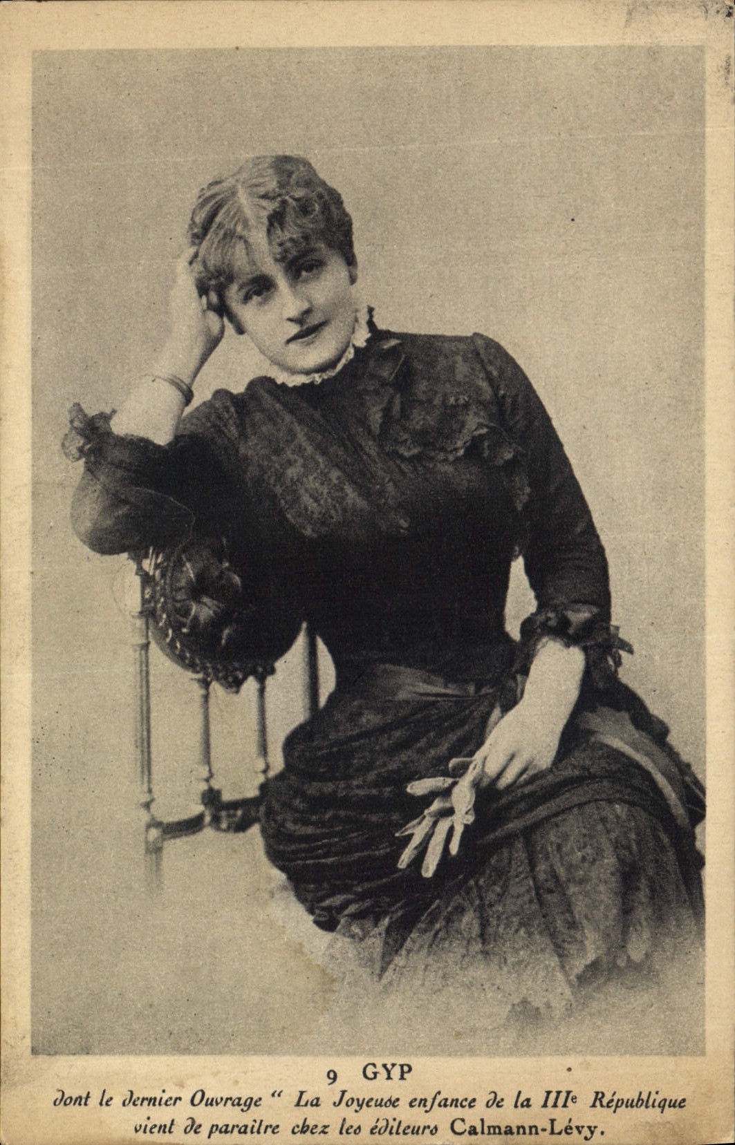 Gyp — Portrait de la romancière — Éditeur Calmann-Lévy, n°9