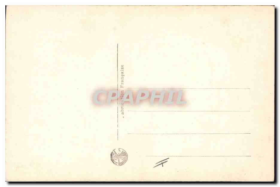 CPA Clemenceau a la tribune de la chambre  — Verso