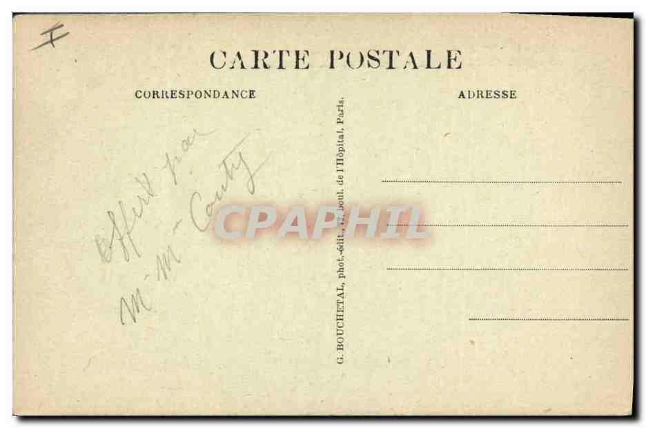 CPA Maison de Victor Hugo Place des Vosges Le village au clair de lune  — Rückseite