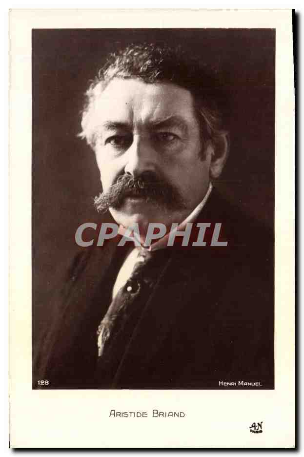 Aristide Briand — portrait — Henri Manuel, n°128