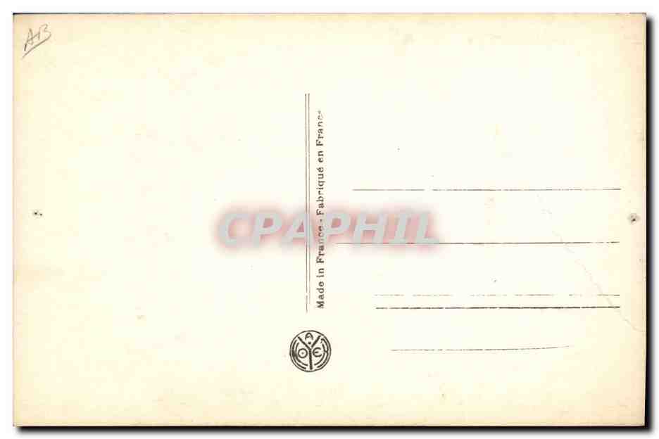André Gide — portrait — H. Martinie, n°288 — Verso