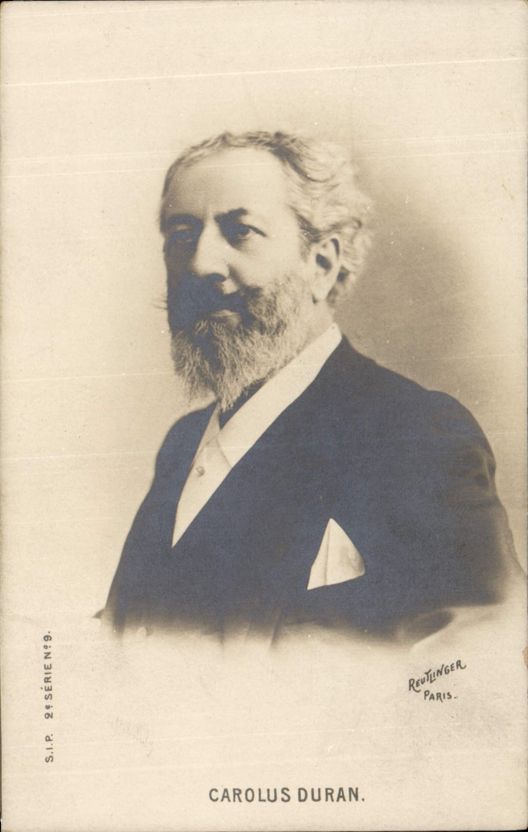Carolus Duran — portrait — S.I.P. 2e série n°9, Reutinger Paris