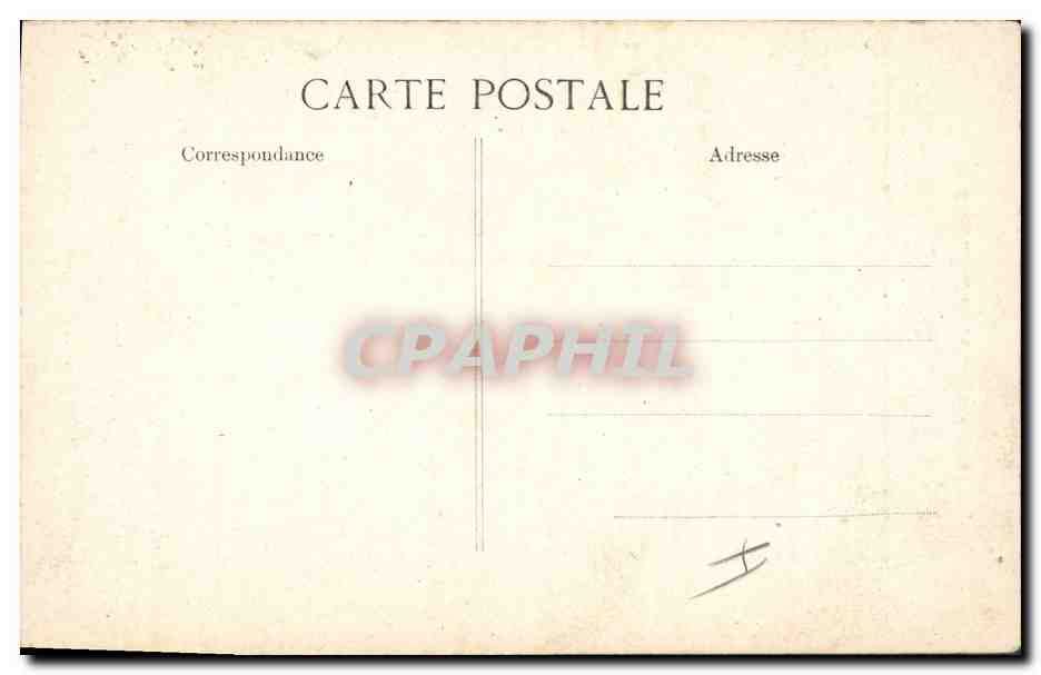 CPA Raymond Poincare President de la Republique  — Verso