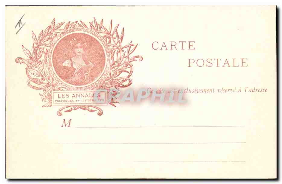 Mr et Mme A. Dorchain — portrait en intérieur — Les Annales Politiques et Littéraires — Verso