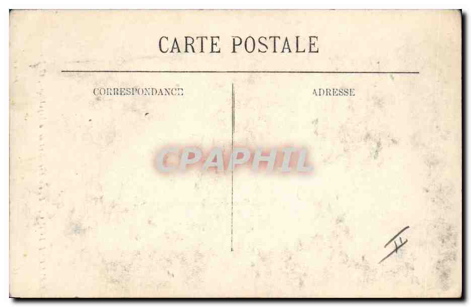 CPA Raymond Poincare President de la Republique  — Verso