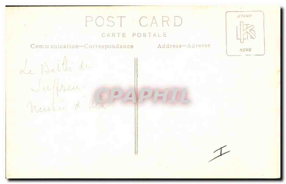 CPA Bailli de Suffren Musee d'Aix  — Rückseite