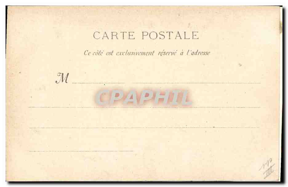 CPA Claudine  — Verso