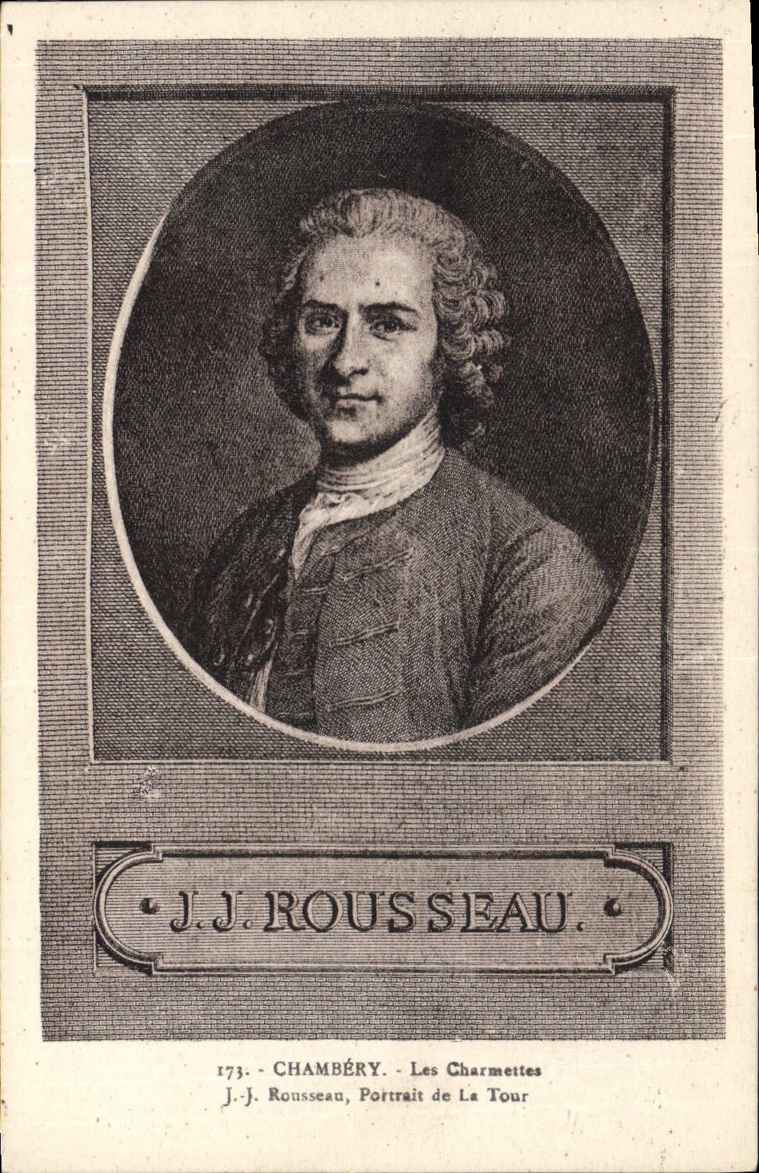 CPA JJ Rousseau Chambery Les Charmettes 