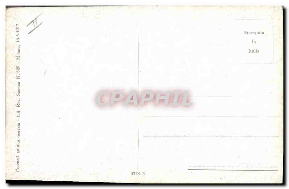CPA Fantaisie Femme Eventail  — Rückseite
