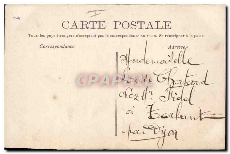 Carmen und Escamillo — Opernscene — Verlag Französische Post, Nr. 18 — Rückseite