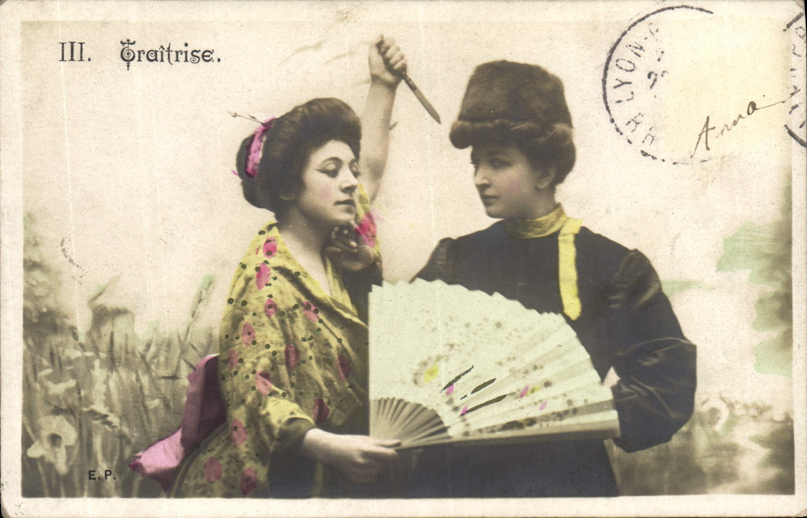 Deux femmes — scène de trahison — E.P. (éditeur) n° III