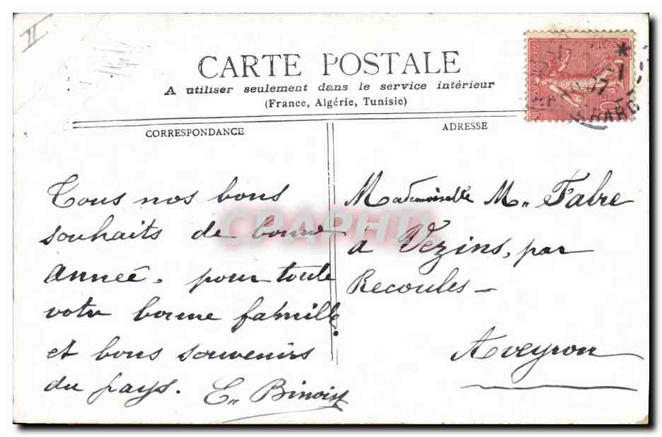 CPA Fantaisie Femme Eventail  — Verso