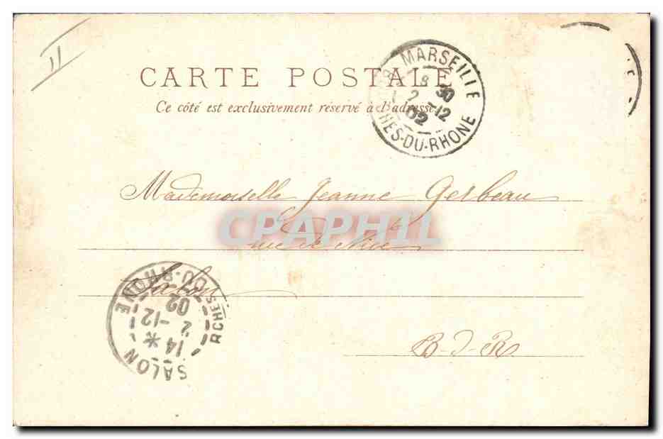 CPA Fantaisie Enfants Eventail  — Rückseite
