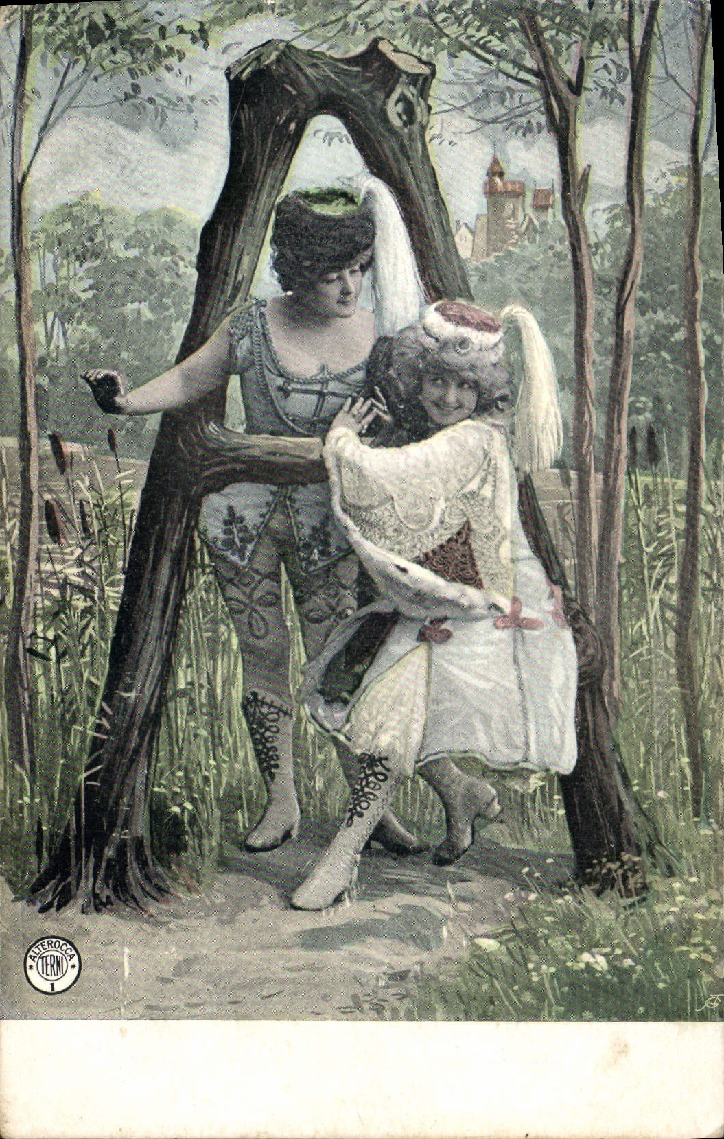 Deux jeunes femmes dans un cadre naturel — éditeur Alterbocca, n°1
