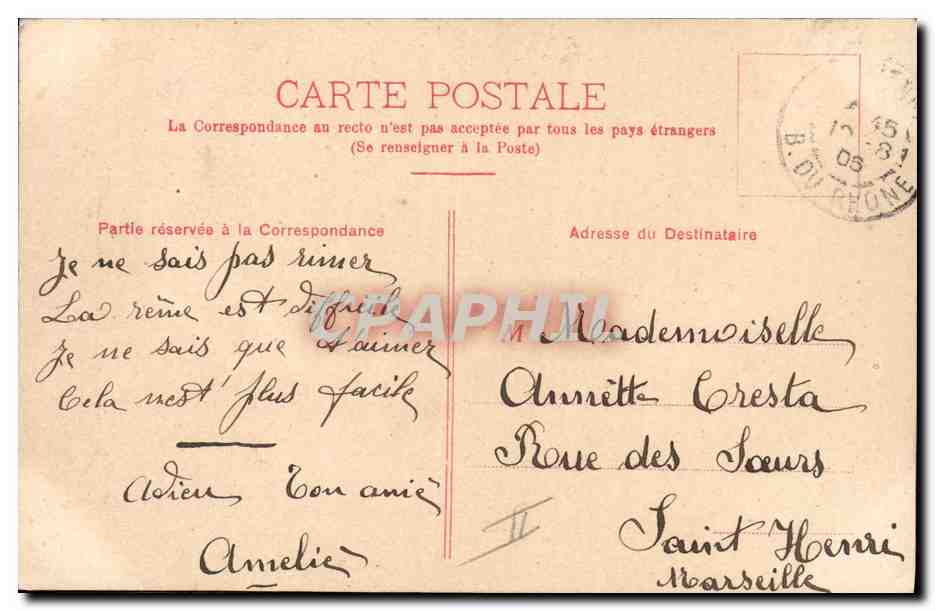 Lettre d'amour — Lettre d'amour — éditeur inconnu, n° de série non visible — Achterkant