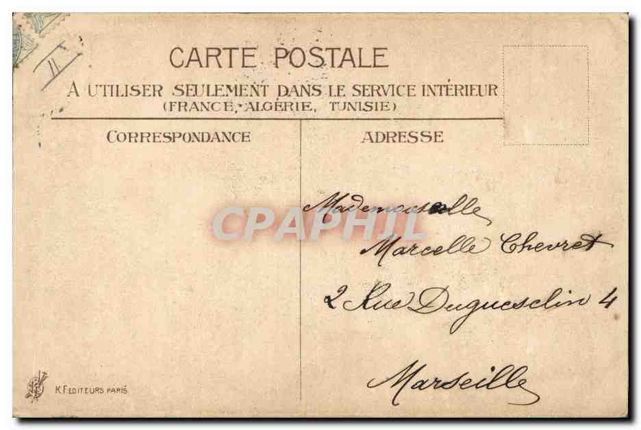 CPA Fantaisie Fleurs Rose Lettres Lettre C — Rückseite