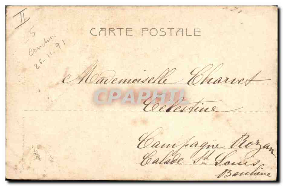 Femme assise dans un grand cornet — scène de nature — éditeur Alterocca, n° 4903 — Reverso