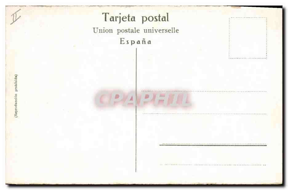 CPA Corrida Course de Taureaux Paso par alto  — Rückseite