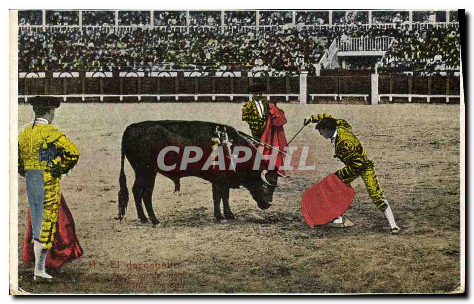 CPA Corrida Course de Taureaux El dascabello
