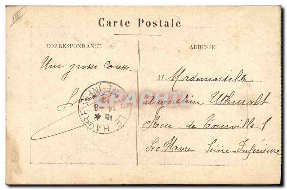 CPA Corrida Course de Taureaux Un Quite — Verso