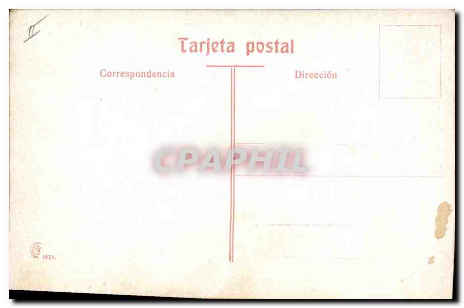CPA Corrida Course de Taureaux Los Matadores — Rückseite