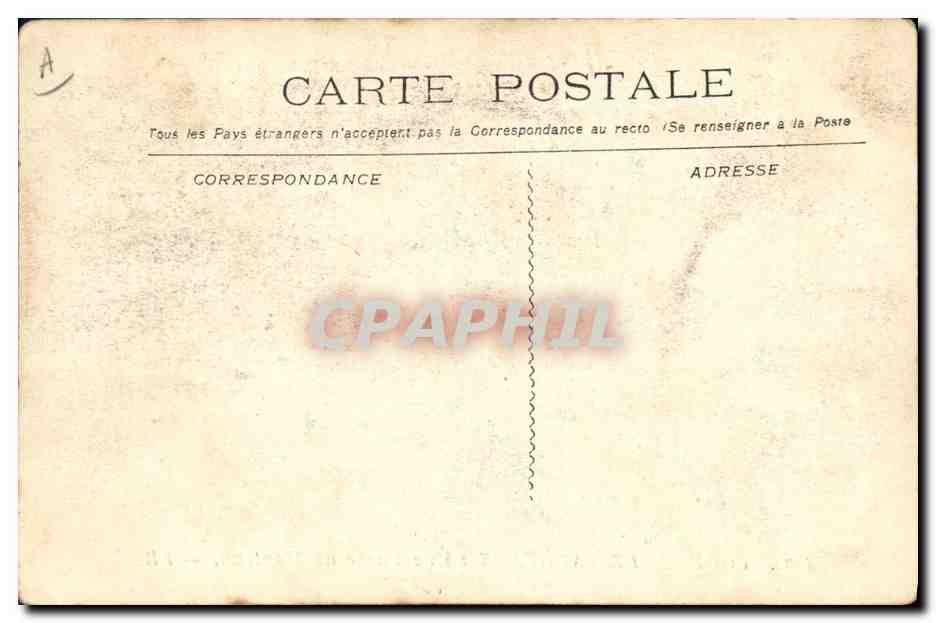 CPA Corrida Course de Taureaux Une passe de manteau — Rückseite