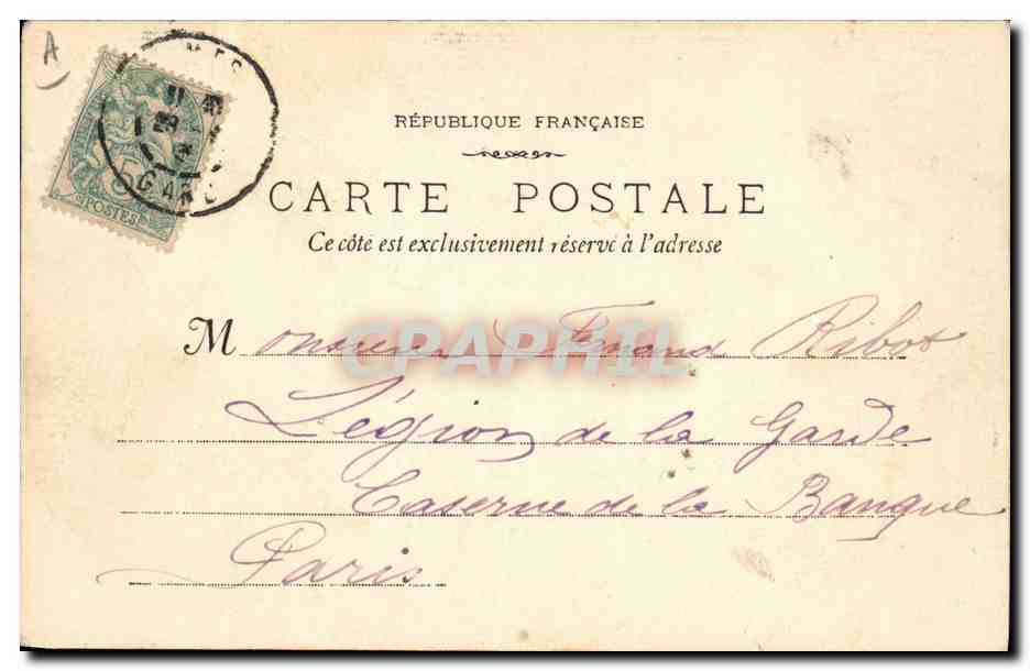Stierkampf — Puntillero gibt den Todesstoß — Phototypie F. Lacour — Marseille — Rückseite