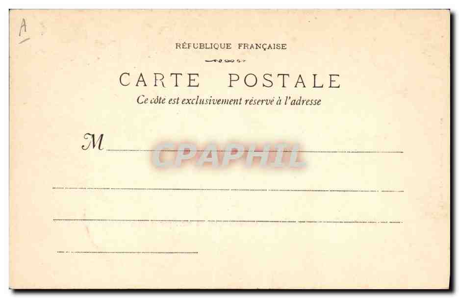 Course de Taureaux — Taureau entraîné après sa mort par le train de mulets — Phototypie E. Lacour — Marseille — Verso