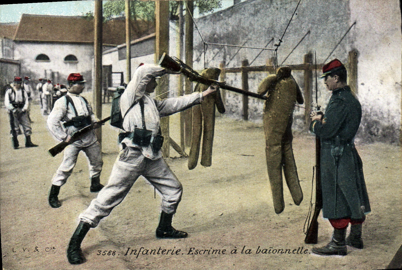 Infanterie — Escrime à la baïonnette — L.V. & Cie, n° 3588