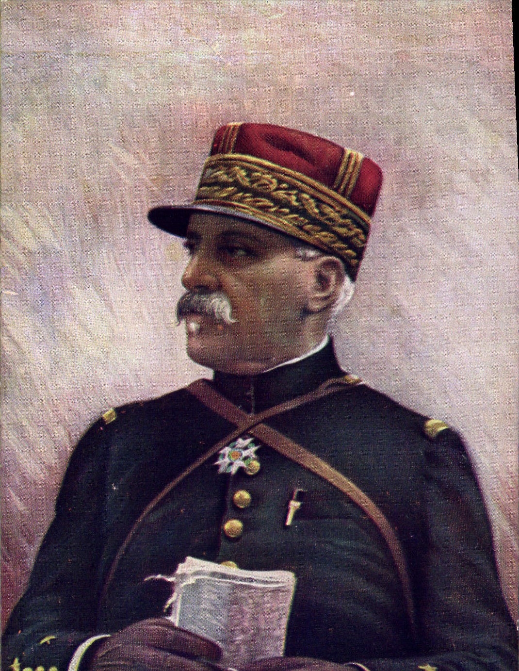 Portrait d'un officier — éditeur non identifié, n° de série non visible