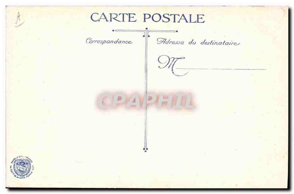 Portrait d'un officier — éditeur non identifié, n° de série non visible — Verso