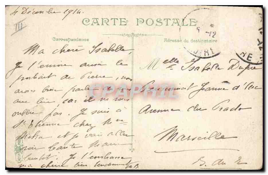 CPA Militaria Cavalerie Dragons Exercice du sabre  — Rückseite