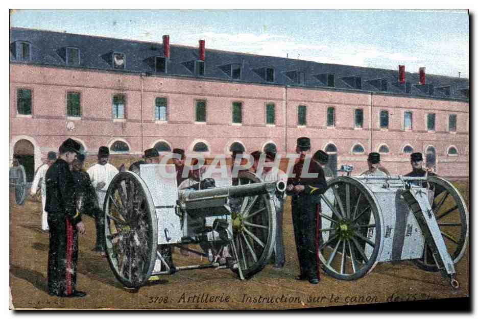 Artillerie — Instruction sur le canon de 15" — Graphphil, n° 3708