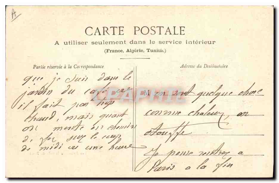 CPA Folklore Costumes du Morbihan Les maries Mariage  — Verso