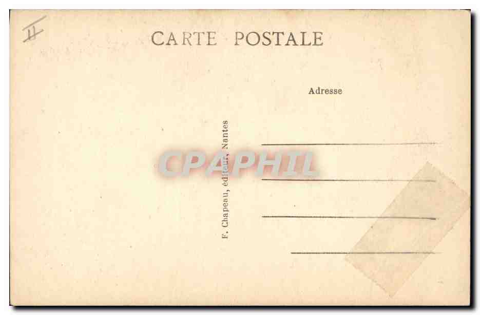 CPA Folklore Bretagne Frere et soeurs  — Verso