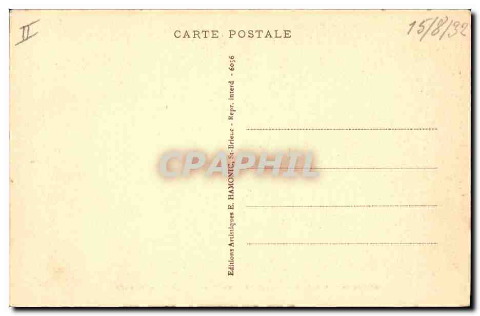 CPA Folklore Plougastel Daoulas Brochette de petits hommes  — Verso