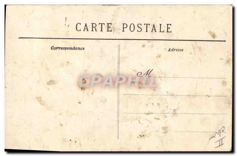 CPA Folklore Jeune fille de Pont Aven  — Verso