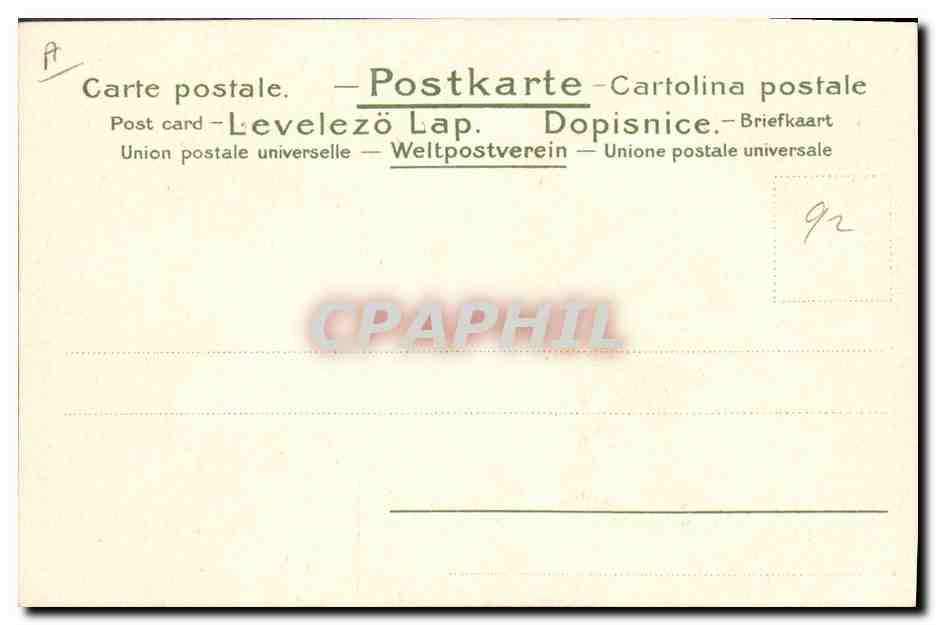 CPA Fantaisie Enfant  — Rückseite