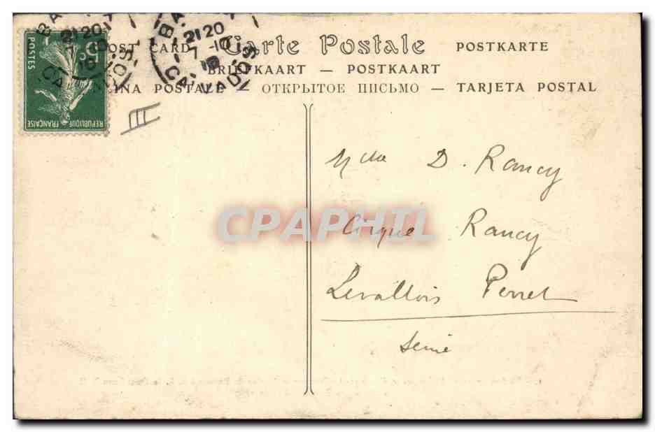 CPA Folklore Dentelle Dentelliere Rochet en point d'Alencon et d'Argentan par le diocese de Bayeux a SS le Pape Leon XIII — Verso
