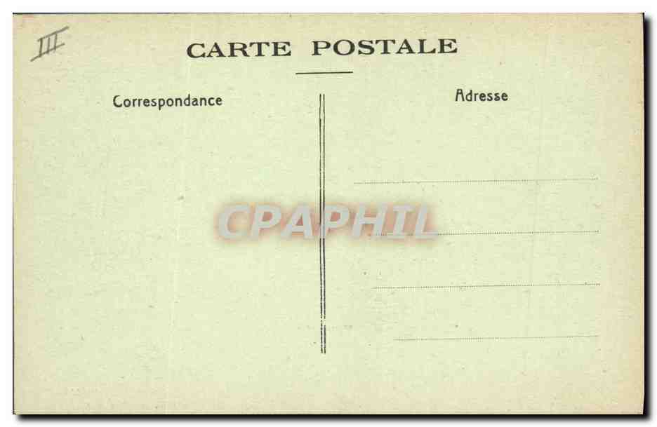 CPA Folklore Dentelle Dentelliere Eventail en Point d'Alencon Modele de la maison Huignard Rue St Blaise  — Verso