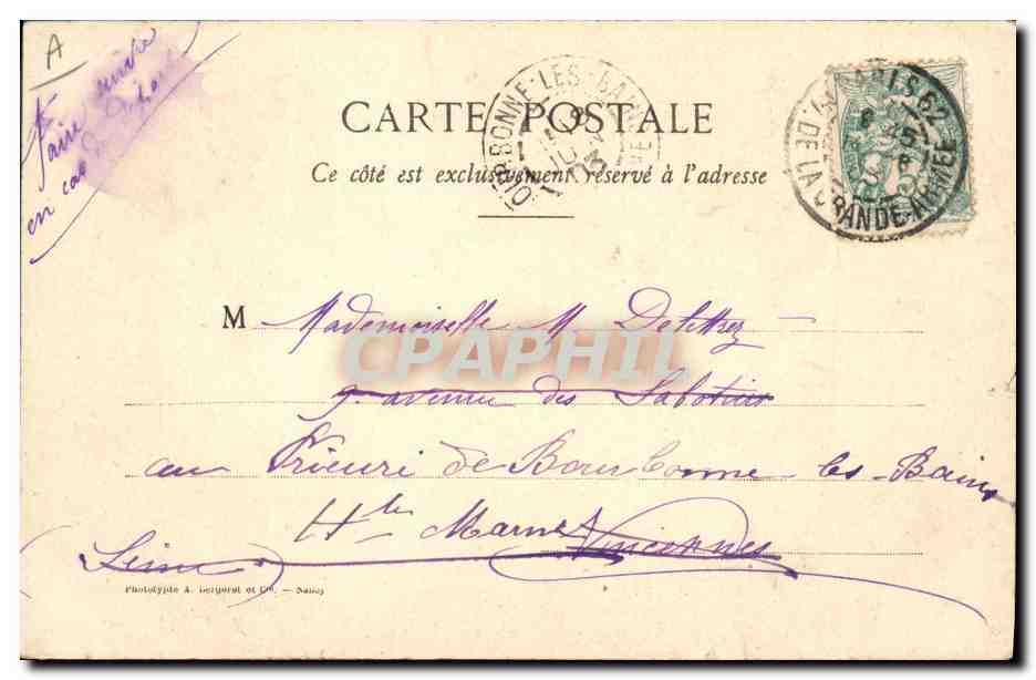CPA Folklore Dentelle Dentelliere Luxeuil  — Verso