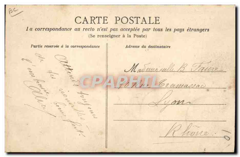 CPA Folklore Dentelle Interieur de Dentelliere Au Pays Normand  — Verso