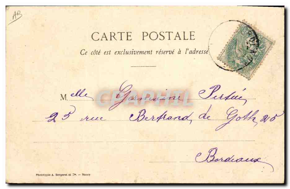 CPA Folklore Dentelle Dentelliere Point d'Angleterre  — Verso